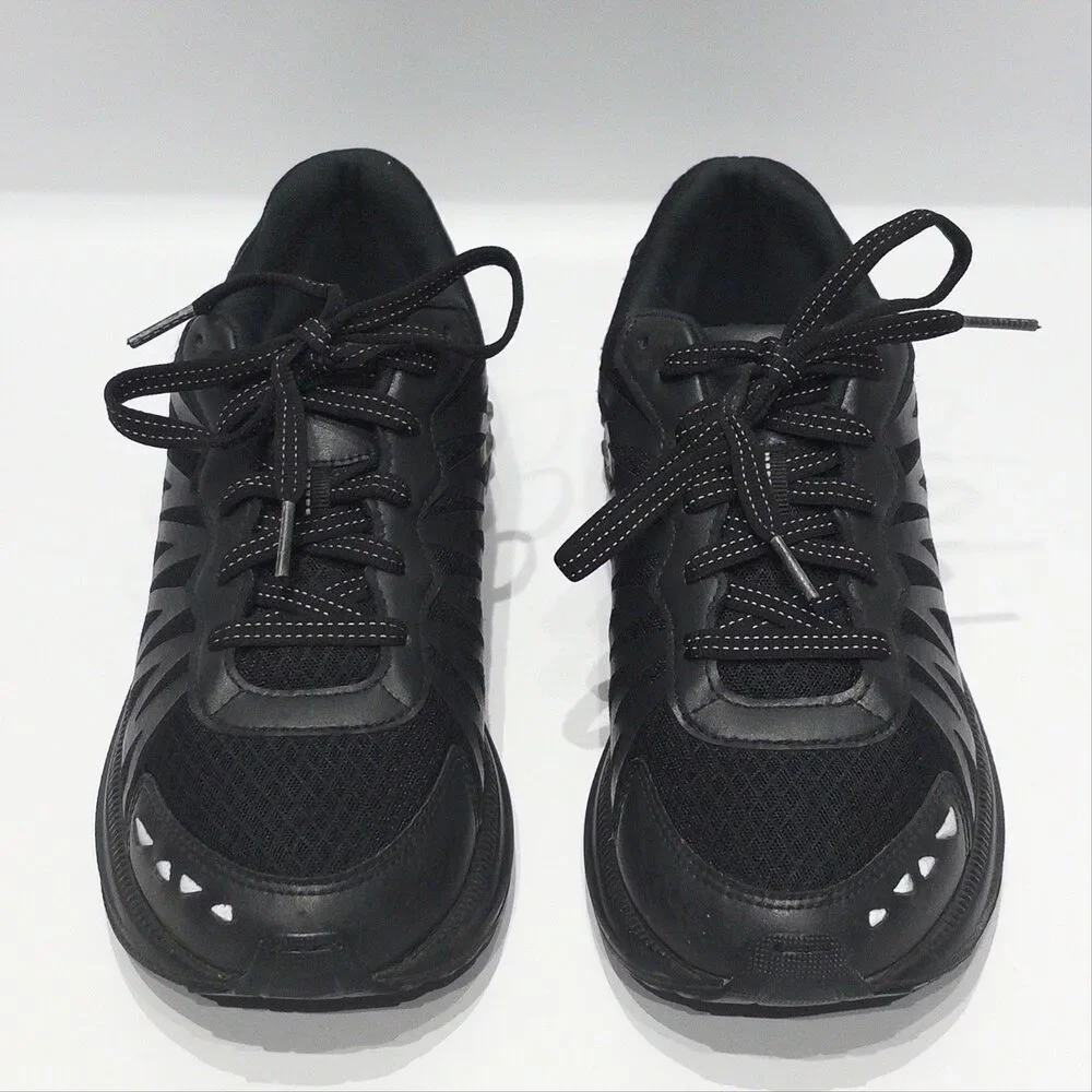 SAS Tempo Black Comfort Walking Hiking Sneakers Shoes Women Size 8.5B No Insoles